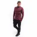 SENSOR MERINO EXTREME UP pánská mikina dl.rukáv zip port red