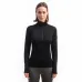 SENSOR MERINO EXTREME UP dámská mikina dl.rukáv zip černá