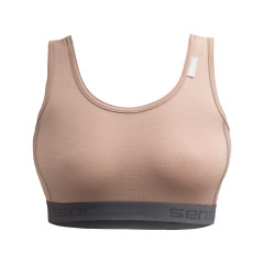 SENSOR MERINO ACTIVE dámská podprsenka almond beige