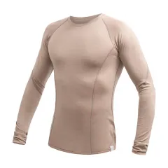 SENSOR MERINO ACTIVE pánské triko dl.rukáv almond beige