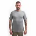 SENSOR MERINO ACTIVE NO LOGO pánské triko kr.rukáv raglan šedá
