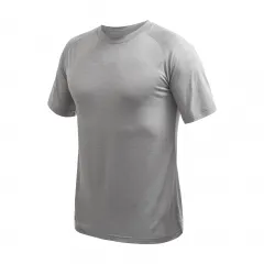 SENSOR MERINO ACTIVE NO LOGO pánské triko kr.rukáv raglan šedá