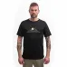 SENSOR MERINO BLEND MOON pánské triko kr.rukáv černá