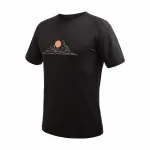 SENSOR MERINO BLEND MOON pánské triko kr.rukáv černá