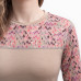 SENSOR MERINO IMPRESS dámské triko dl.rukáv almond beige/origami