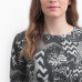 SENSOR MERINO BLEND IMPRESS dámské triko dl.rukáv zebra