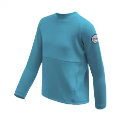 SENSOR MERINO UPPER traveller dětská mikina mint blue