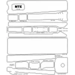 YETI MTE FRAME PROTECTOR KIT GLOSS