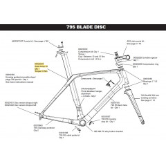 LOOK Náhradní díl Utahovací šroub sedlovky Blade RS / Flange Clamp Kit