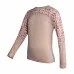 SENSOR MERINO IMPRESS SET dětský triko dl.rukáv + spodky almod beige/origami
