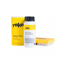 TOKO sada All-in-One Wipe - Brush kit pro údržbu s