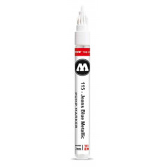 RIDLEY lak Marker 2mm Jeans Blue Metallic