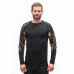 SENSOR MERINO IMPRESS pánské triko dl.rukáv černá/cosmos