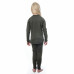 SENSOR MERINO AIR SET dětský triko dl.rukáv + spodky olive green