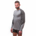 SENSOR MERINO IMPRESS pánské triko dl.rukáv šedá/maori