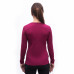 SENSOR MERINO ACTIVE FOX dámské triko dl.rukáv lilla