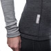 SENSOR MERINO BOLD dámské triko dl.rukáv zip anthracite/cool gray