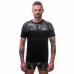 SENSOR MERINO IMPRESS pánské triko kr.rukáv černá/camo