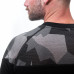 SENSOR MERINO IMPRESS pánské triko kr.rukáv černá/camo