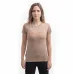 SENSOR MERINO ACTIVE NATURAL dámské triko kr.rukáv almond beige