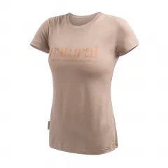 SENSOR MERINO ACTIVE NATURAL dámské triko kr.rukáv almond beige
