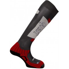 SALOMON ponožky Quest grey/red 11/12