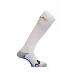 SALOMON ponožky Compression SKI white/black