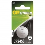 GP baterie CR 2450 3V 24x5mm