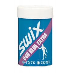 SWIX vosk V40 45g stoupací modrý extra -1/-7°C