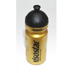 ISOSTAR láhev 0,65l zlatá sosák černý nápis