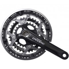 SHIMANO kliky Deore M590 Hollowtech II černé+střed.misk