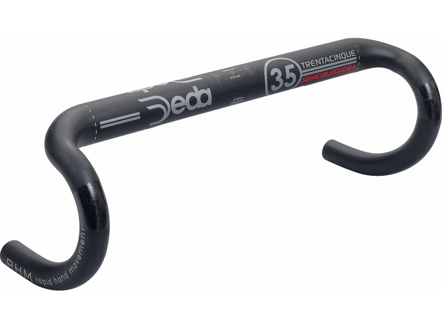 Deda Elementi Superleggera Carbon-Lenker – 31,7 Mm Durchmesser, HR 40, Ultraleicht & Hochwertig Für Rennrad & Gravel