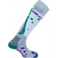 SALOMON ponožky Divine grey/violet