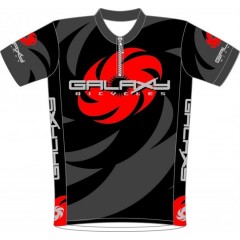 GALAXY DRES TURISTICKÝ MTB 08 KRÁTKÝ RUKÁV ČERVENÝ