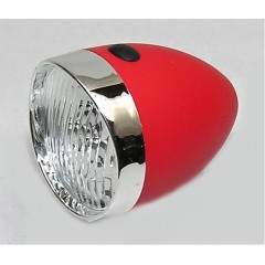 VINTAGE světlo př. retro 3 white LED baterie red
