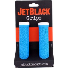 JETBLACK Grip Pro Lock-on modrá / bílá utahovací