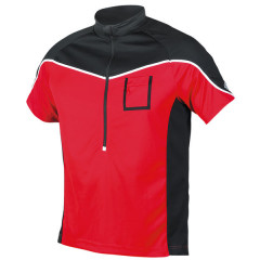 ETAPE pánský volný dres Polo, červená/černá