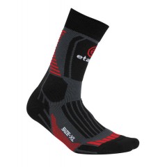 ETAPE ponožky Cross, černá/červená
