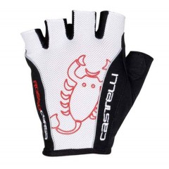 CASTELLI pánské rukavice Rosso Corsa Classic, bílá/černá