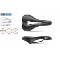 SELLE ITALIA sedlo DIVA Lady GF černé