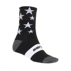 SENSOR STARS ponožky černá/bílá