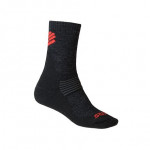 SENSOR EXPEDITION Merino Wool ponožky černá/červená
