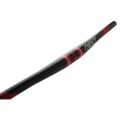 RACE FACE řidítka NEXT FLAT WIDE 1/4 RISER 31,8x720 carbon/červená