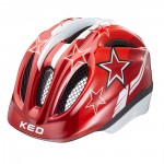 KED přilba 16 Meggy červené hvězdy XS/44-49cm