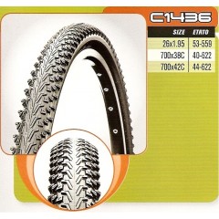 CST plášť 26x1,95 C-1436 53-559 60TPI černý