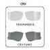 SALICE brýle 017ITACRX black/RWblue/clear+CRXsmoke