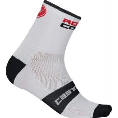 CASTELLI pánské ponožky Rosso Corsa 6 cm, white
