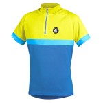 ETAPE dětský dres BAMBINO, modrá/žlutá fluo