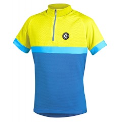 ETAPE dětský dres BAMBINO, modrá/žlutá fluo