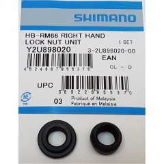 SHIMANO kónus přední pravý náboje HBRM66+matice+podl